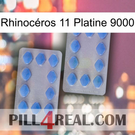 Rhinocéros 11 Platine 9000 20